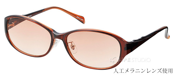 人工メラニンレンズ使用