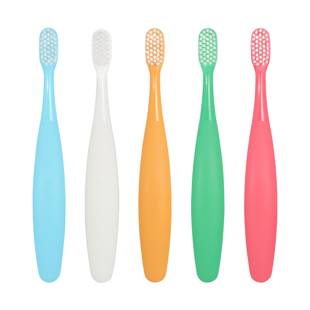 Bristik 子供用 歯ブラシ 5本 赤ちゃん やわらかめ 0歳 3歳 6歳 こども