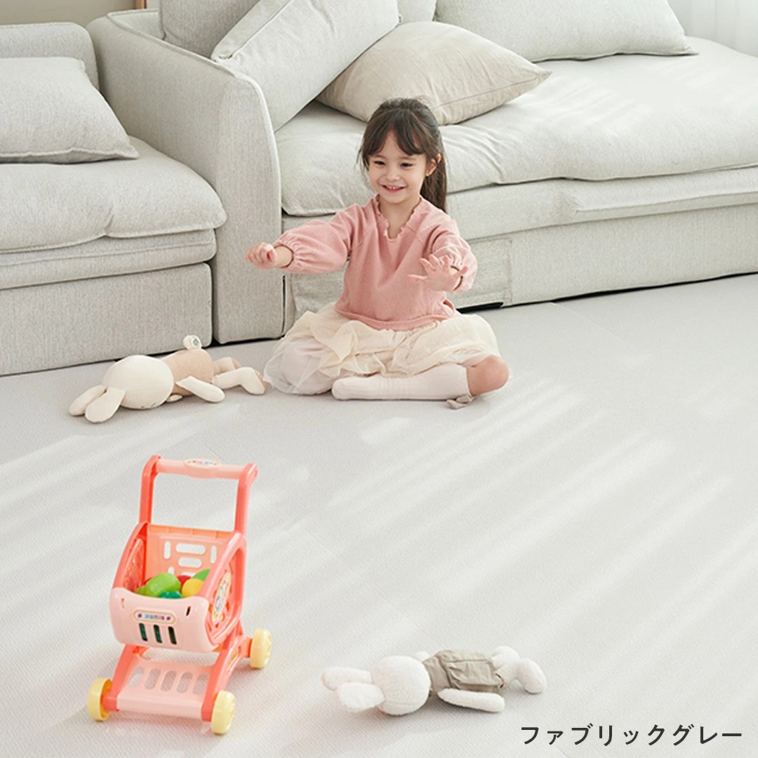 popomi（ポポミ） プレイマット ベビー 赤ちゃん PVC ロール 厚手 子供