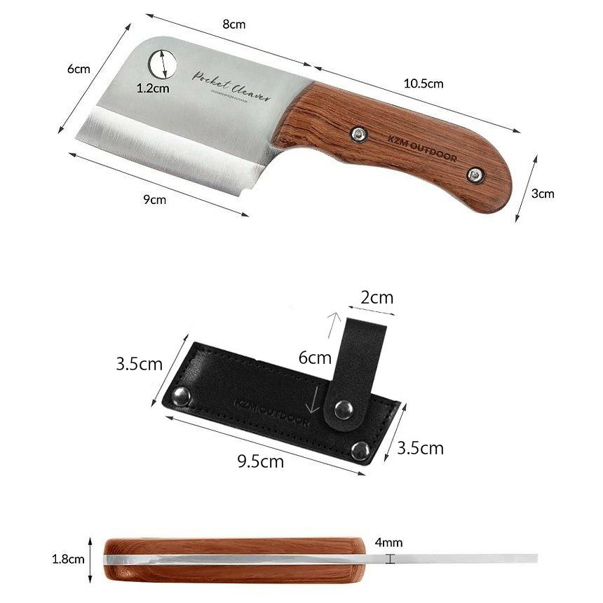 KZM OUTDOOR ナイフ 調理器具 包丁 キャンプ 料理 アウトドア