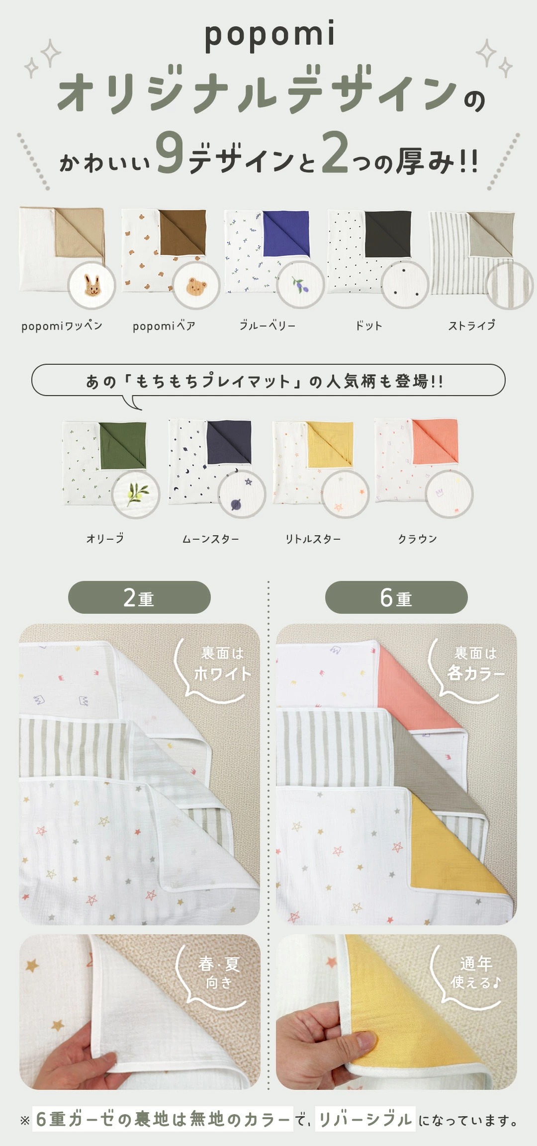 おくるみ ガーゼ 退院 夏用 新生児 ガーゼケ...の詳細画像3