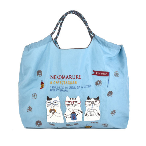 kusuguru（クスグル） Lサイズ ブランド バッグ 撥水 刺繍 犬 猫 柄