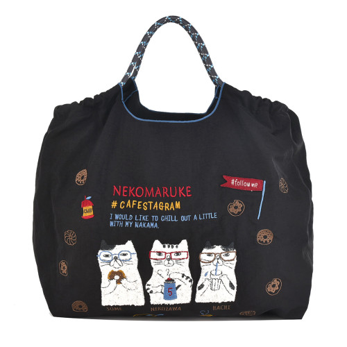 kusuguru（クスグル） Lサイズ ブランド バッグ 撥水 刺繍 犬 猫 柄