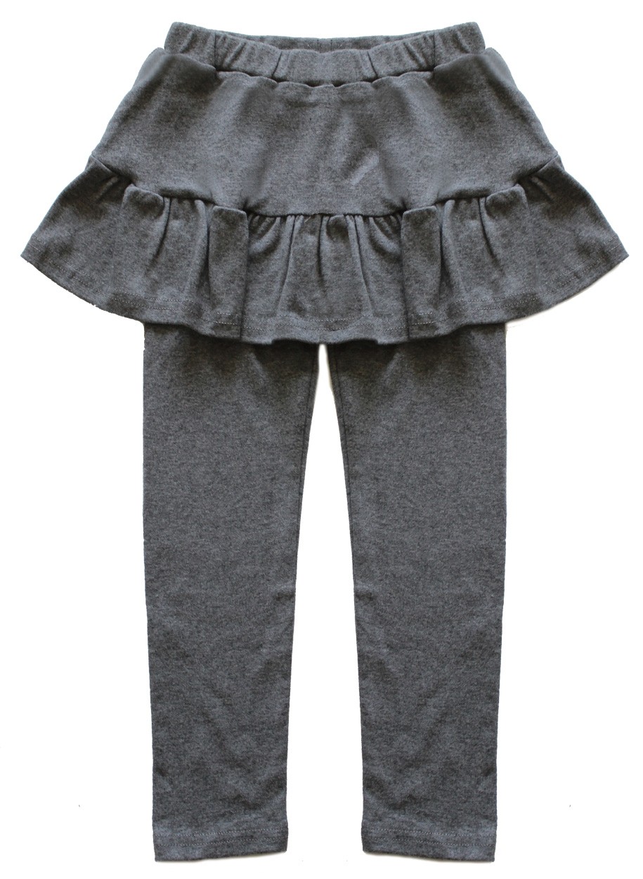 キッズ スカート付きレギンス スカッツ 女の子 カットソー 90cm-140cm 
