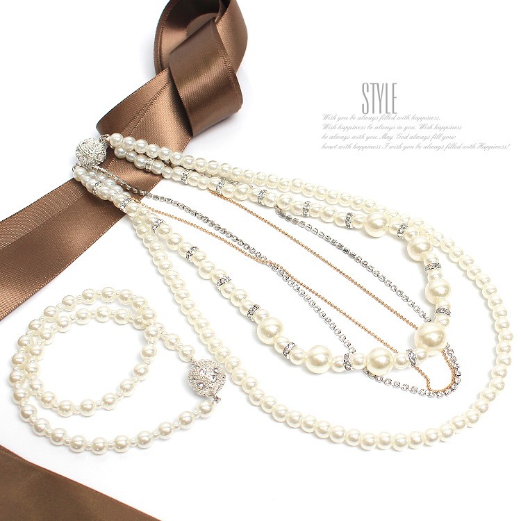 新品未使用】アンテプリマANTEPRIMA パール 4パーツ 3wayロング