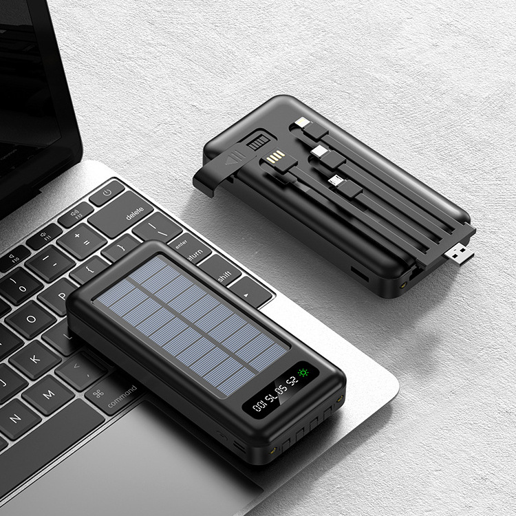 モバイルバッテリー iPhone 軽量 小型 大容量 30000mAh バッテリー充電器 急速充電 4台同時充電 タイプc ソーラー 充電器  PSE認証済 アウトドア 防災用 非常用 : 898cdbjs : Lovely Brown - 通販 - Yahoo!ショッピング