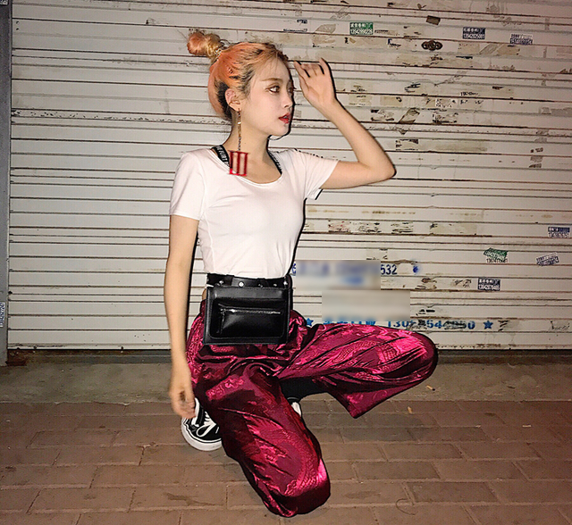 ワイドパンツ レディース メンズ チャイナ柄 春夏秋 ロング