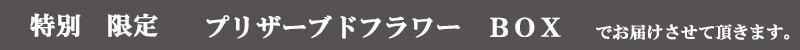 ブリザーブドフラワーBOX看板