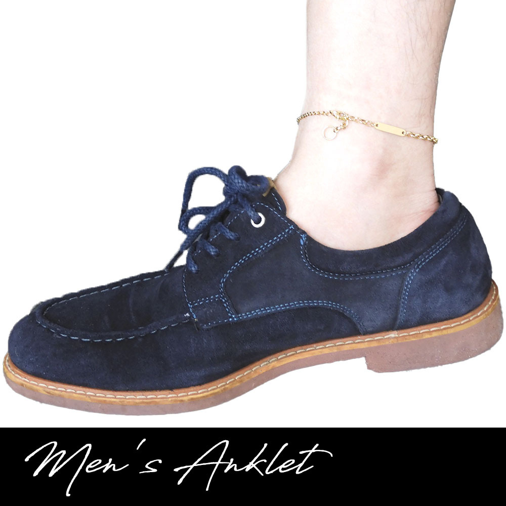 アンクレット装着-男