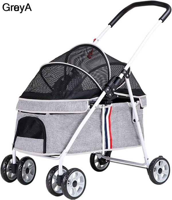 ペットカート 犬 カート いぬ用 バギー 4輪バギー 猫 リュック ペットカート 犬 カートいぬ用 (Color : Blue) ペットカート 犬