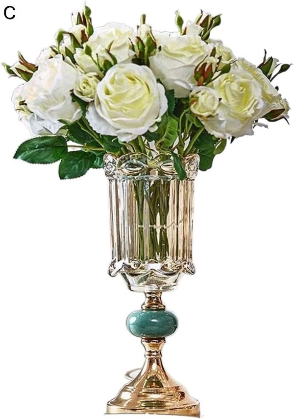 販売取寄 人工花 造花 人工花束 美しく造花 リアルなシルクフラワーブーケ フェイクシルクフラワー 花瓶の装飾に 造花 ブーケ 装飾 (Color