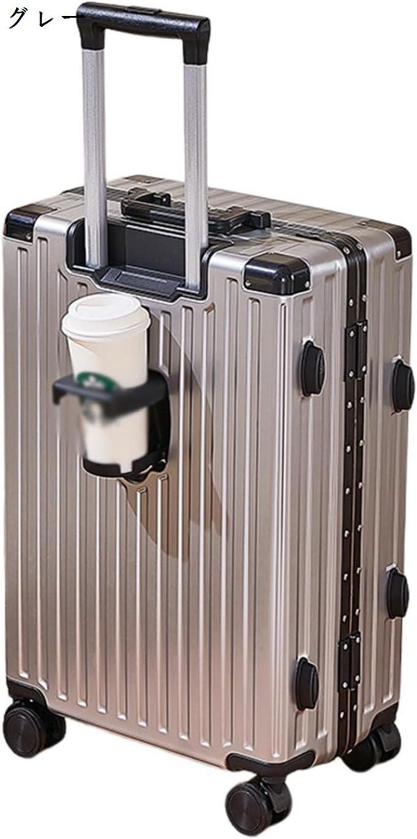 【豊富な定番】スーツケース　キャリーケース　軽量　TSAロック　大容量　USB フック付き バッグ