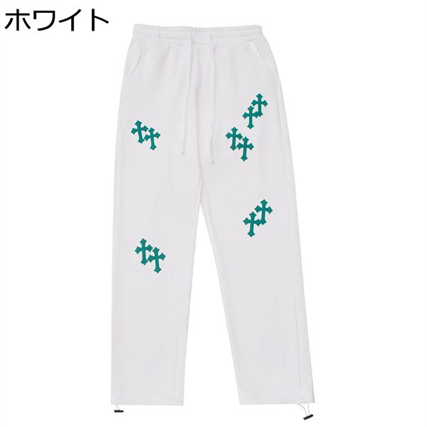 メンズ スウェットパンツ 十字架柄 ジャージ ワイドパンツ クロス ヒップホップ レゲエ ストリート系 カジュアル ゆったり バギー  :rxgq45587ac7e5f9:ラブストア 通販 