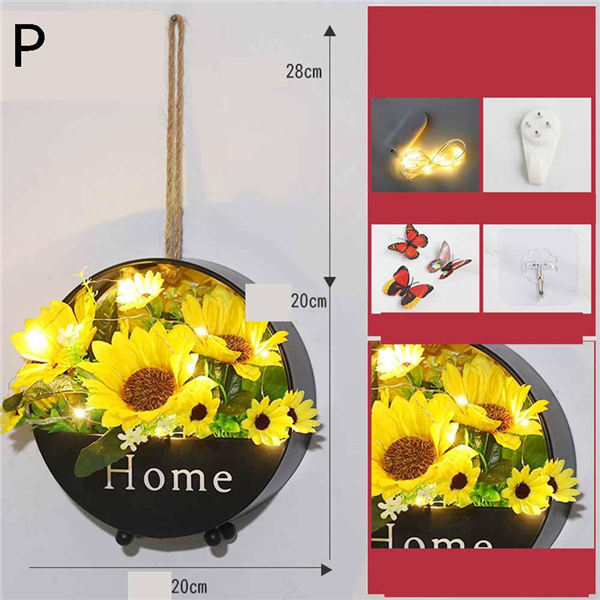 ショップ 壁面ユニット 造花セット インテリア 北欧 人工観葉植物 枯れない花 永遠の花 フェイクグリーン 壁掛け 吊す リアル おしゃれ 玄関  wantannas.go.id