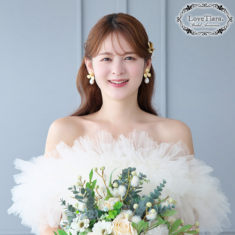 イヤリング　ウエディング　ブライダル　結婚式