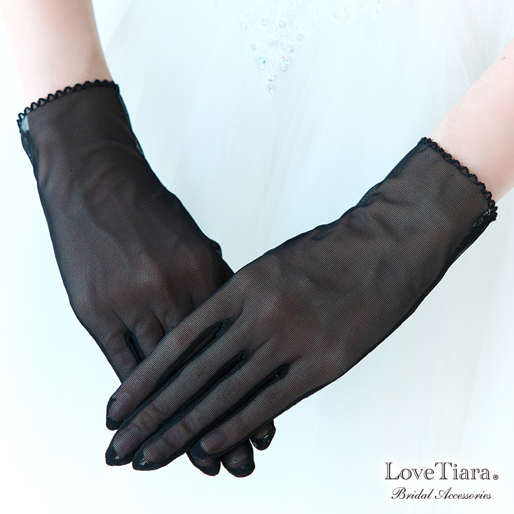 グローブ 手袋 ブラック 黒 結婚式 葬式 冠婚葬祭 フォーマル 