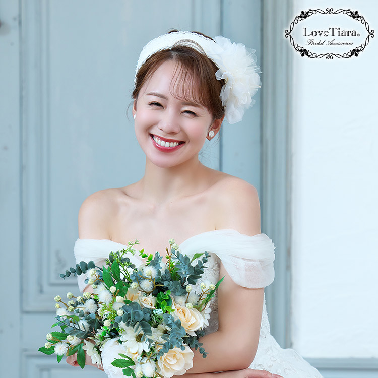 ヘッドドレス　ウエディング　ブライダル　結婚式
