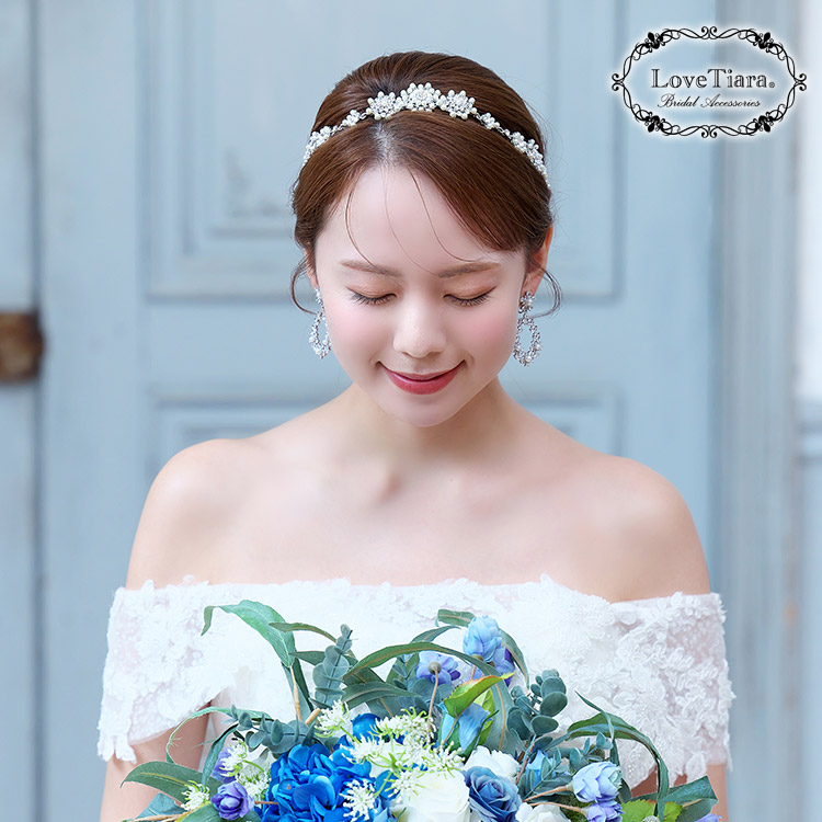 カチューシャ　ウエディング　ブライダル　結婚式