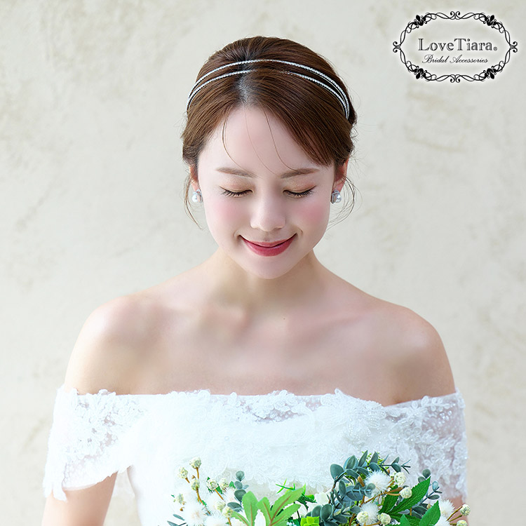 カチューシャ　ウエディング　ブライダル　結婚式