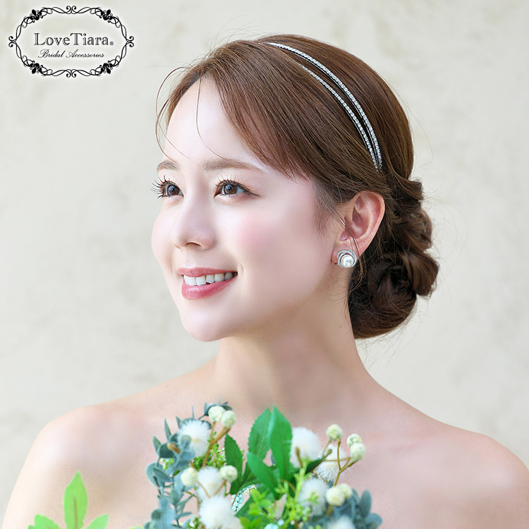 カチューシャ　ウエディング　ブライダル　結婚式
