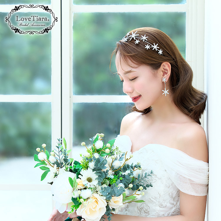 カチューシャ　ウエディング　ブライダル　結婚式