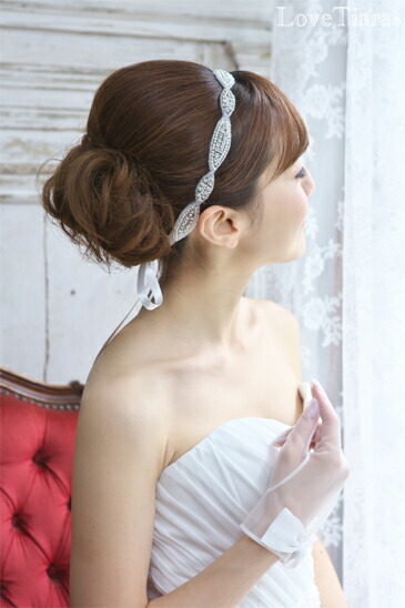 着用イメージ　ヘッドドレス　ウエディング　結婚式