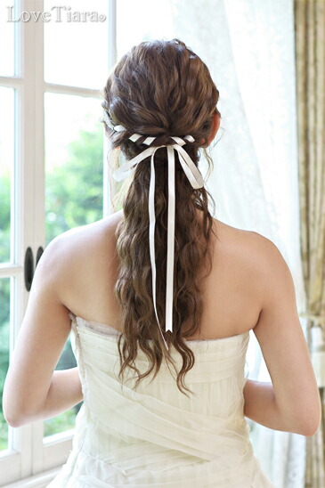 着用イメージ　ヘッドドレス　ウエディング　結婚式