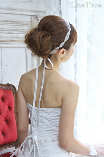 着用イメージ　ヘッドドレス　ウエディング　結婚式