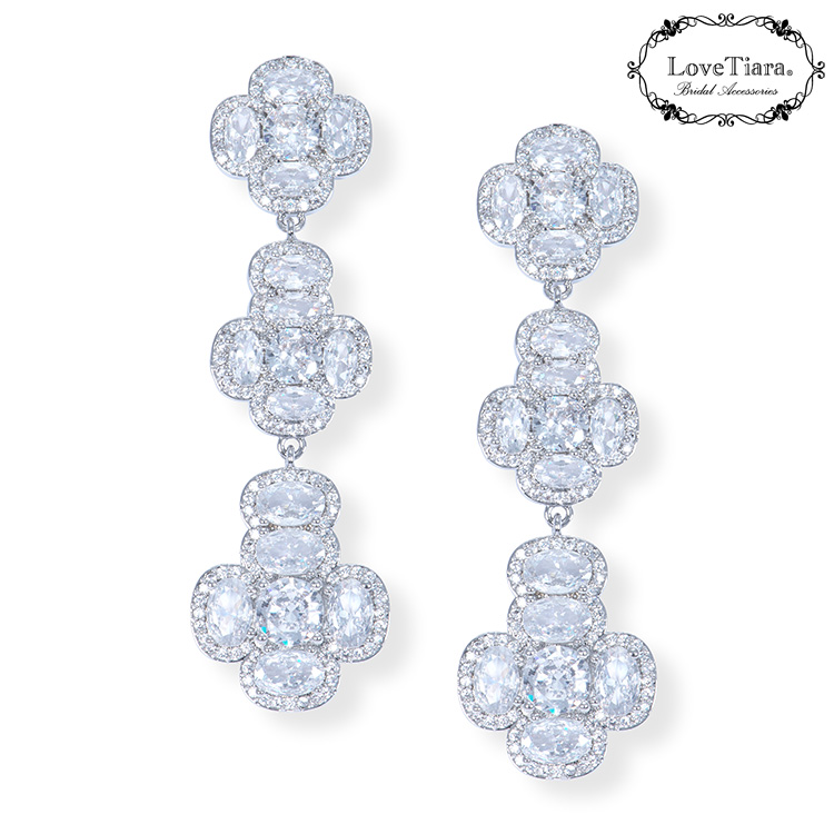 イヤリング　ウエディング　ブライダル　結婚式