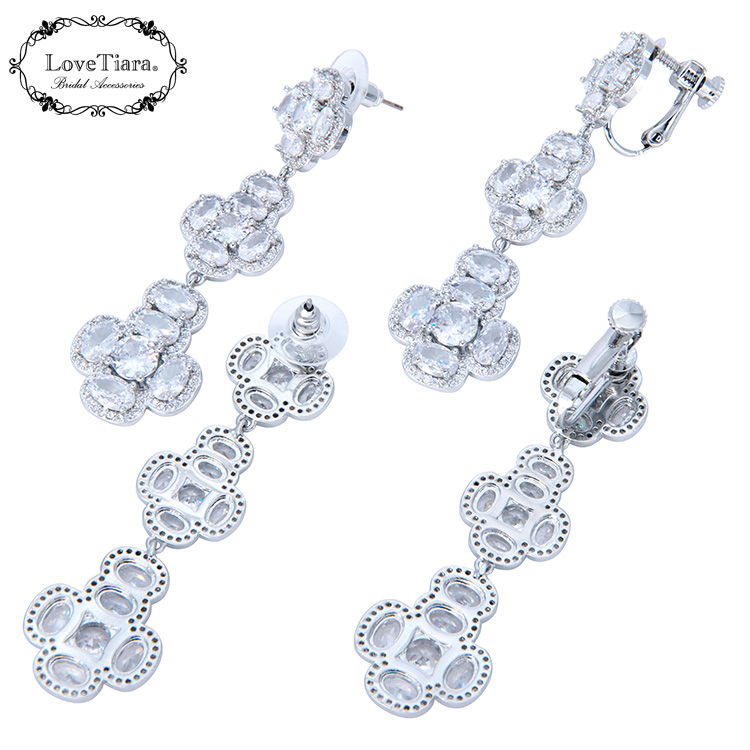 イヤリング　ウエディング　ブライダル　結婚式