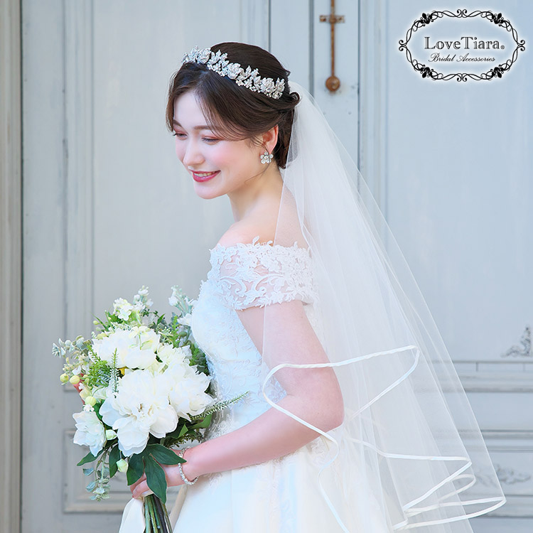 ベール　ウエディング　ブライダル　結婚式
