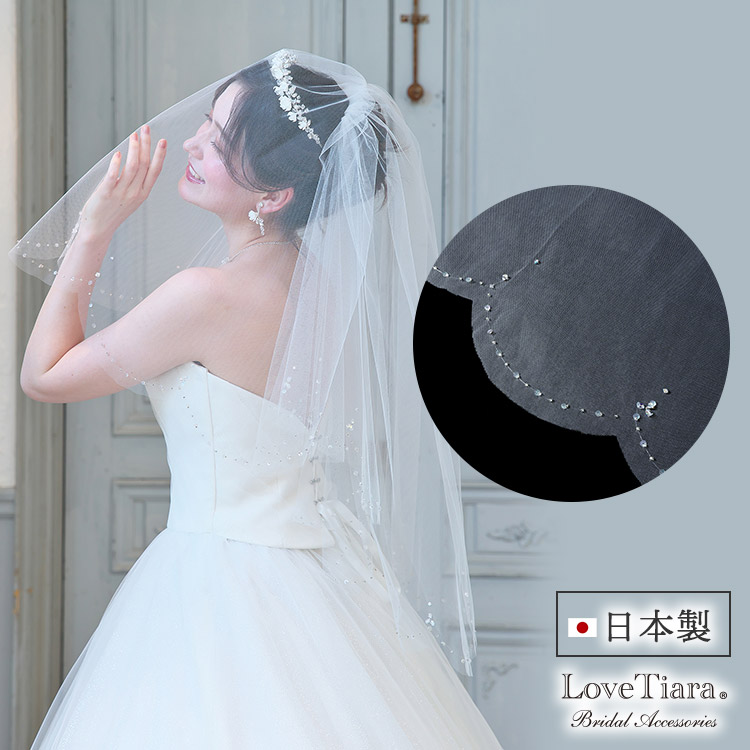 ベール　ウエディング　ブライダル　結婚式