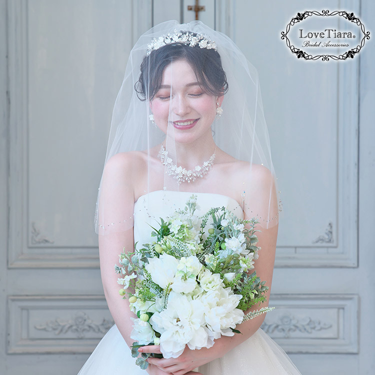 ベール　ウエディング　ブライダル　結婚式