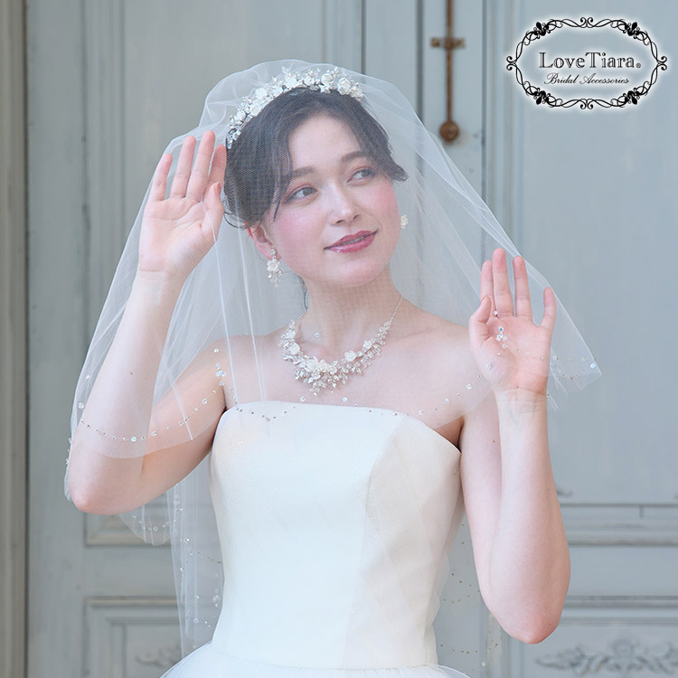 ベール　ウエディング　ブライダル　結婚式