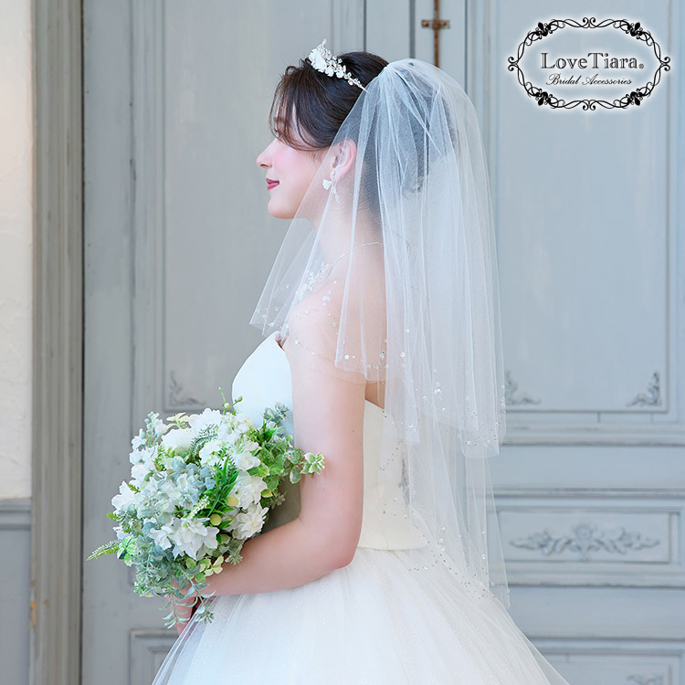 ベール　ウエディング　ブライダル　結婚式