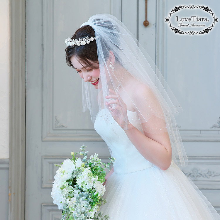 ベール　ウエディング　ブライダル　結婚式