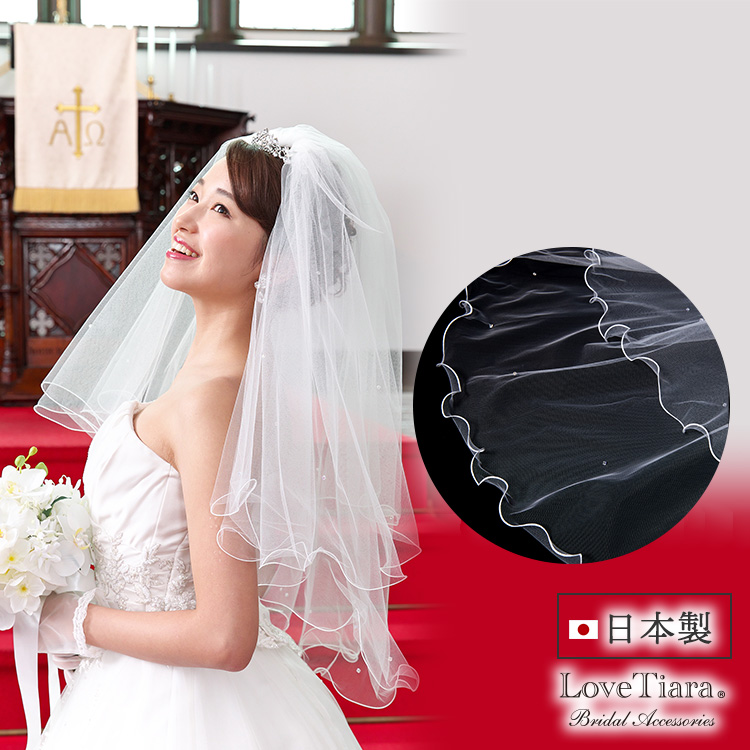 ベール　ウエディング　ブライダル　結婚式