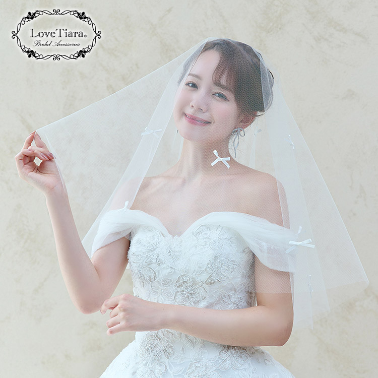 ベール　ウエディング　ブライダル　結婚式