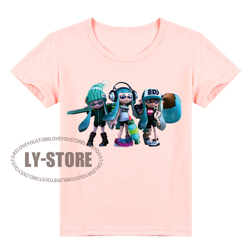 送料無料◇Splatoon スプラトゥーン 半袖Tシャツ 子供服 子ども服