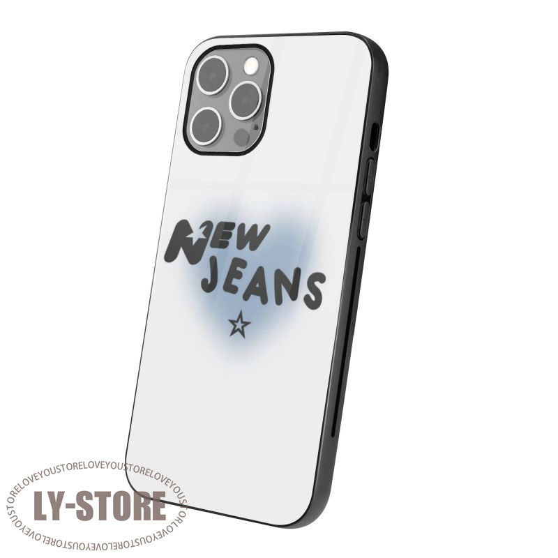 NewJeans ニュージーンス iPhone用ケース ガラス TPU 多機種対応