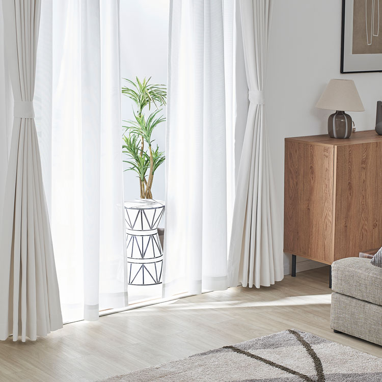 LOWYA（ロウヤ） カーテン 4枚セット 遮光 2級 2枚セット セット 遮光