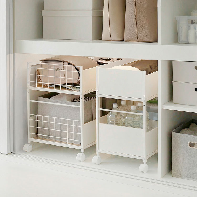 LOWYA（ロウヤ） ワゴン 収納ワゴン 収納 押し入れ収納 クローゼット