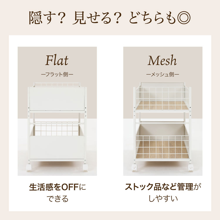 LOWYA（ロウヤ） ワゴン 収納 ワゴン収納 押し入れ収納 クローゼット