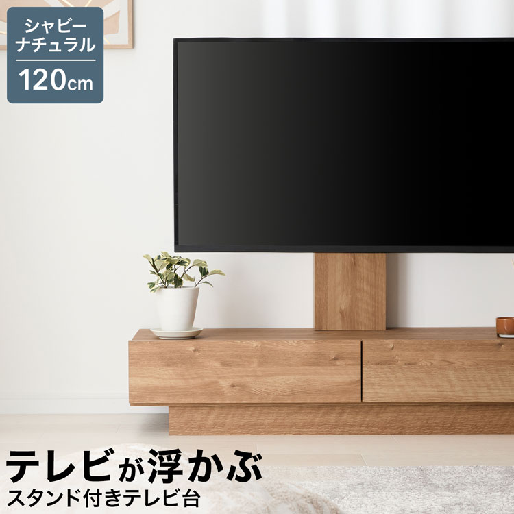 LOWYA（ロウヤ） テレビ台 テレビスタンド スタントテレビ台 壁掛け風