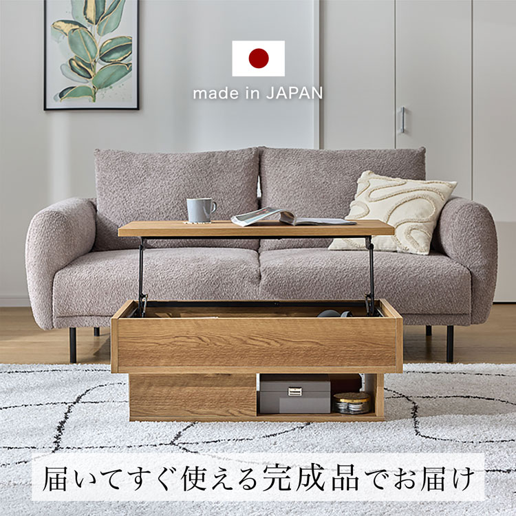 LOWYA（ロウヤ） 昇降式テーブル 昇降テーブル センターテーブル