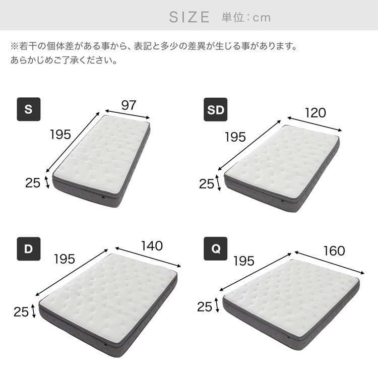 LOWYA（ロウヤ） マットレス クイーン Q ポケットコイル 低反発 高反発