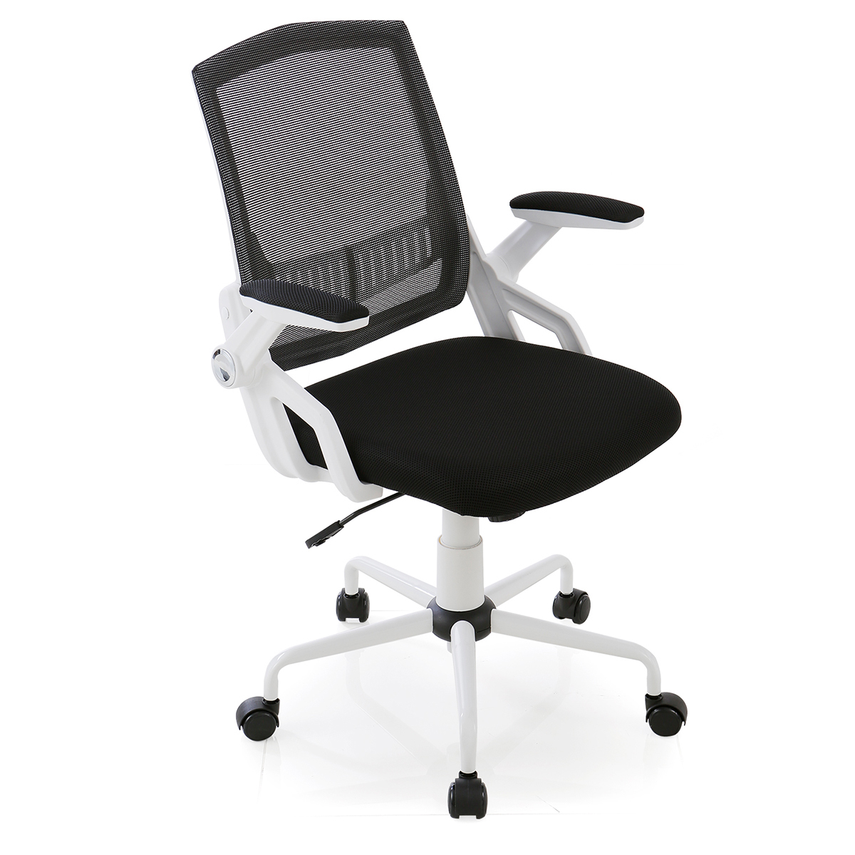 オフィスチェア 椅子 パソコン チェアー 肘置き付き アームレスト 可動