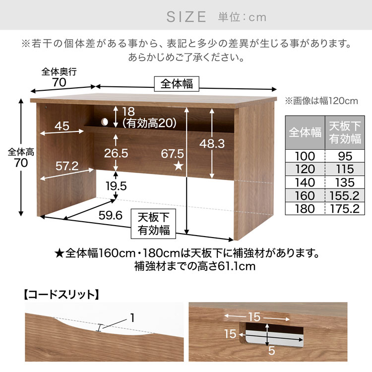 LOWYA（ロウヤ） デスク パソコンデスク 机 pcデスク ワークデスク