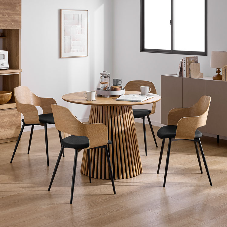 LOWYA（ロウヤ） ダイニングテーブル 丸テーブル ダイニングテーブル