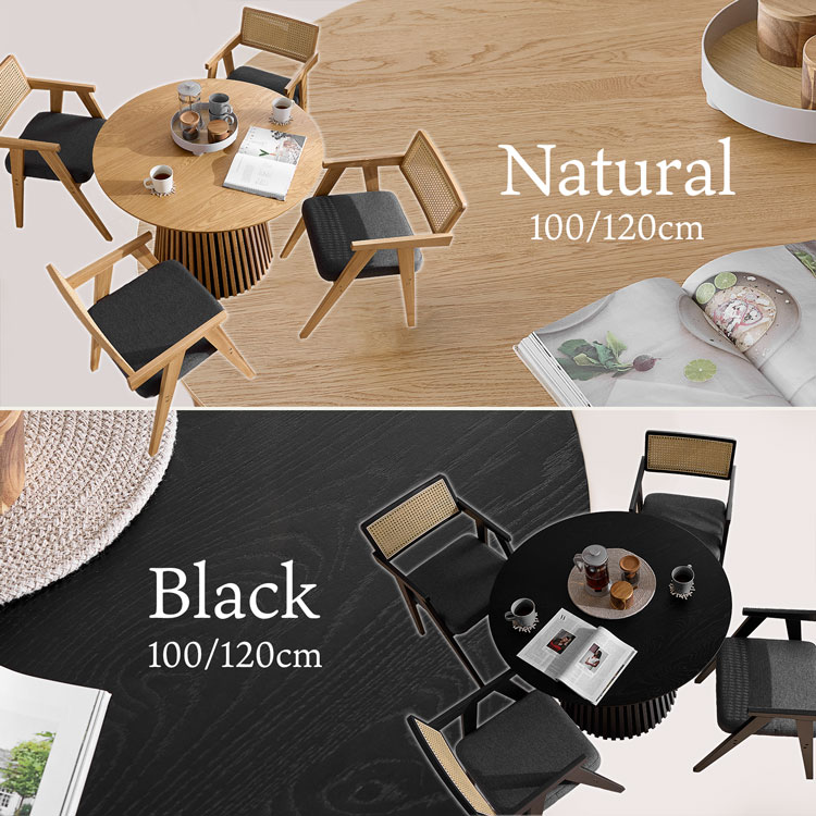 LOWYA（ロウヤ） ダイニングテーブル 丸テーブル ダイニングテーブル